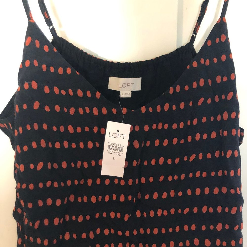 NWT Loft Black Romper